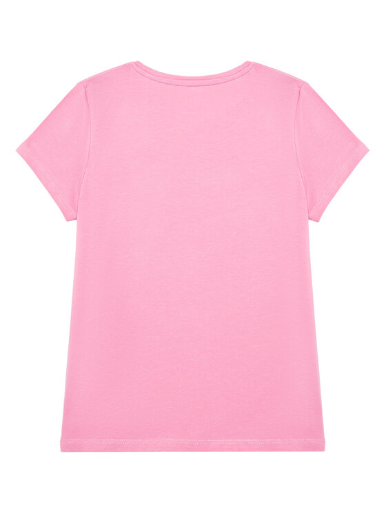 Guess Guess Тишърт J5YI00 K6YW4 Розов Regular Fit