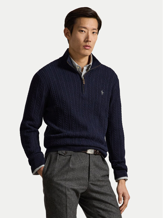 Polo Ralph Lauren Polo Ralph Lauren Sweter 710B26776001 Niebieski Regular Fit