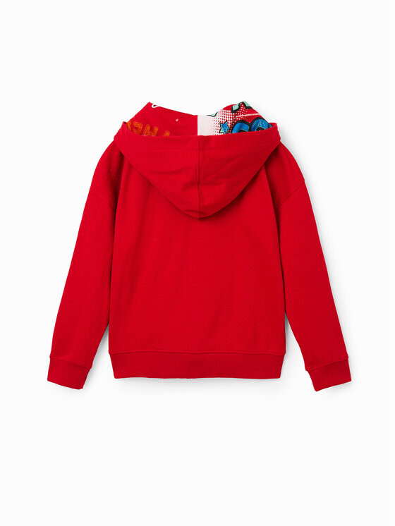 Desigual Desigual Bluza 23SBSK05 Czerwony Regular Fit