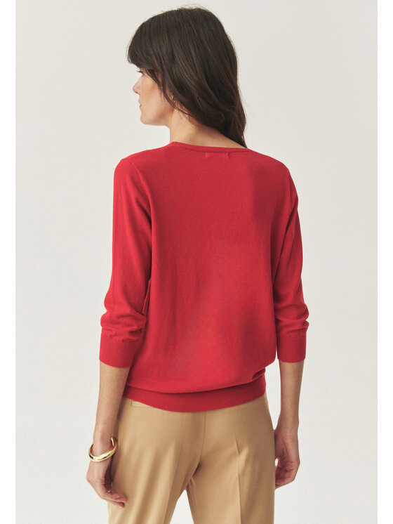 TATUUM Tatuum Sweter VICA Czerwony Fitted Fit