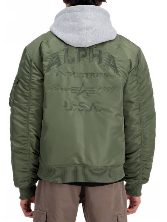 Alpha Industries Alpha Industries Bunda bomber AI.138105-01-XXL Zelená Vintage Fit