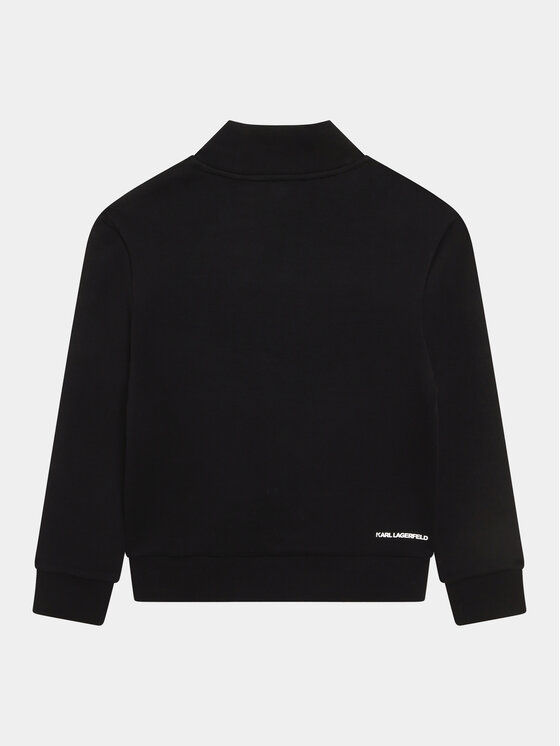 Karl Lagerfeld Kids Karl Lagerfeld Kids Світшот Z25430 S Чорний Regular Fit