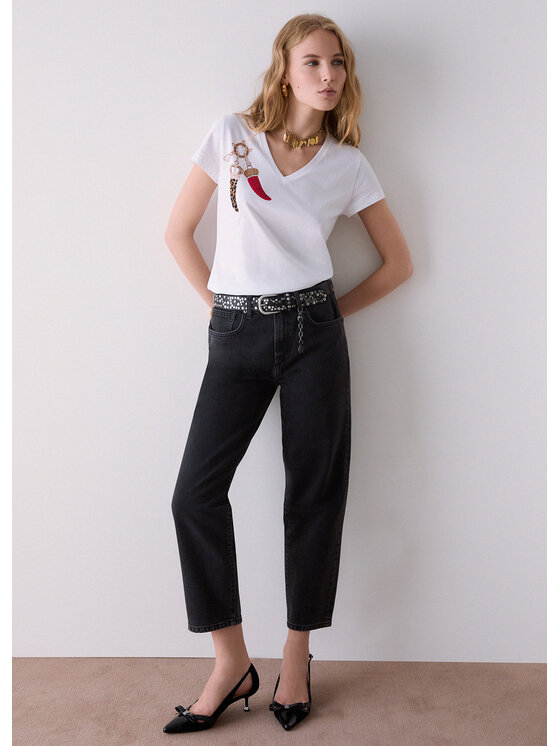 Liu Jo Liu Jo Jeans UF6157D485487524 Nero Regular Fit