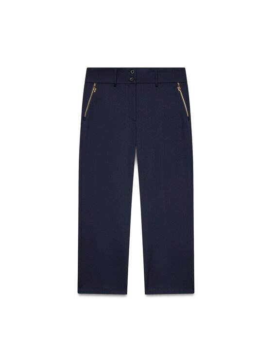 Fiorella Rubino Fiorella Rubino Spodnie materiałowe P069L002460N034 Niebieski Flare Fit