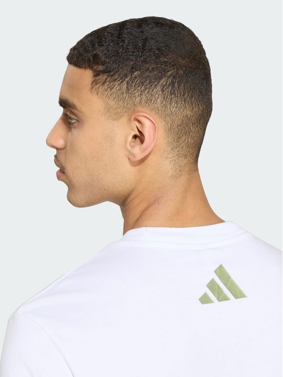 adidas adidas T-Shirt 164396 Biały Regular Fit