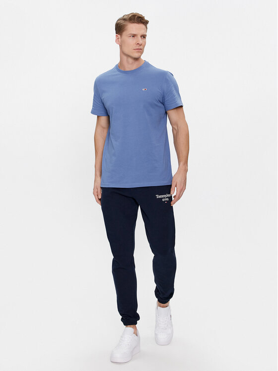Tommy Jeans Tommy Jeans Donji dio trenerke Entry DM0DM18935 Tamnoplava Slim Fit