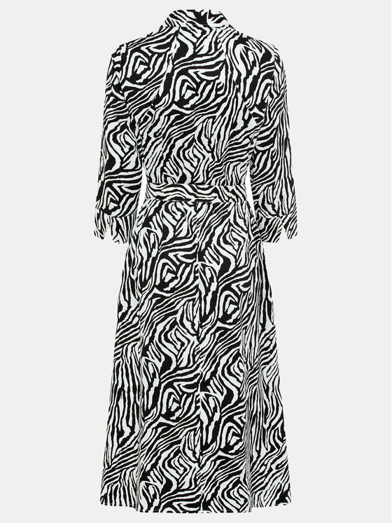 Olsen Olsen Sukienka koszulowa 13001750 Czarny Regular Fit