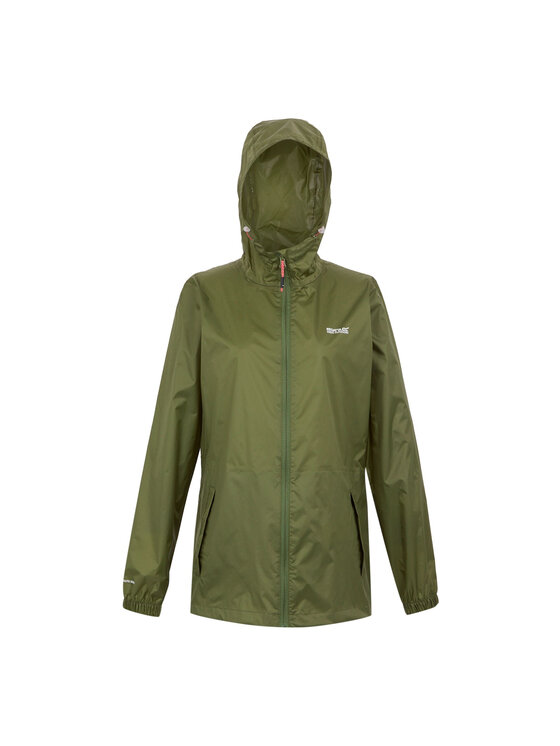 Regatta Regatta Kurtka przeciwdeszczowa Pack It III Zielony Long Fit