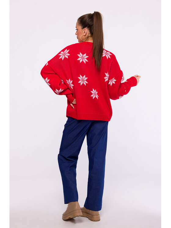 Made of Emotion Made of Emotion Maglione MXS10 Rosso Comfort Fit