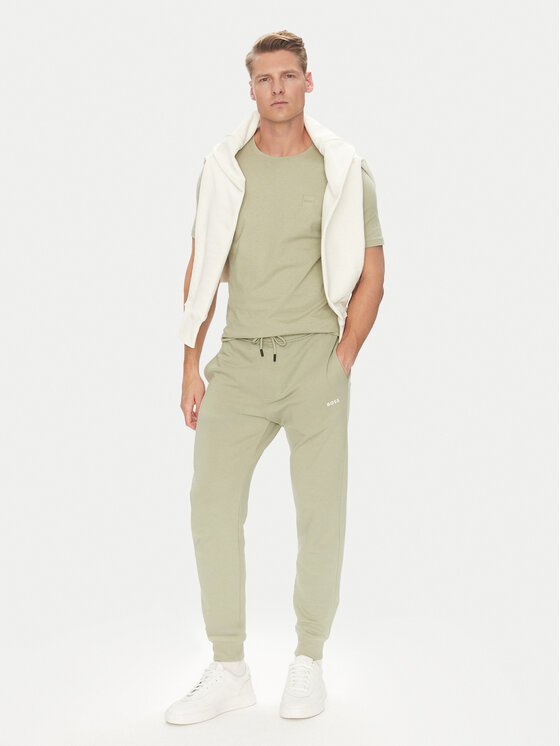 BOSS BOSS Pantaloni trening Sechup 50533392 Verde Regular Fit