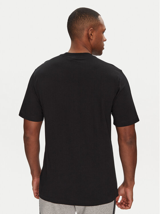 adidas adidas Tricou Essentials Big Logo JE8945 Negru Regular Fit