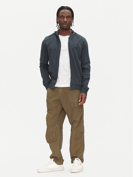 Aeronautica Militare Aeronautica Militare Majica dugih rukava 251FE2014F586 Tamnoplava Regular Fit