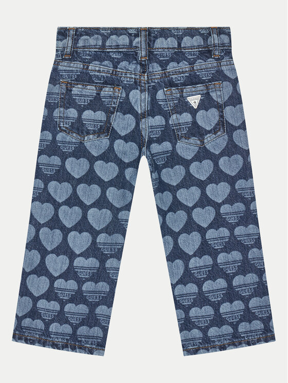 Guess Guess Дънки K5RA02 D45E0 Тъмносин Regular Fit