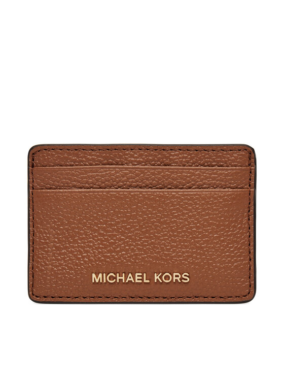 MICHAEL Michael Kors MICHAEL Michael Kors Pouzdro na kreditní karty 32F7GF6D0L Hnědá