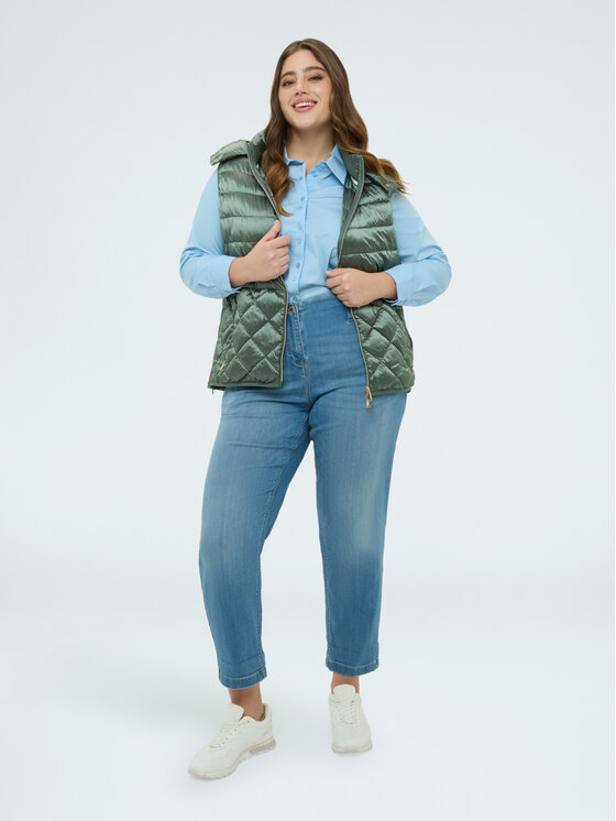 Fiorella Rubino Fiorella Rubino Giubbotto piumino F027L000062N025 Verde Regular Fit