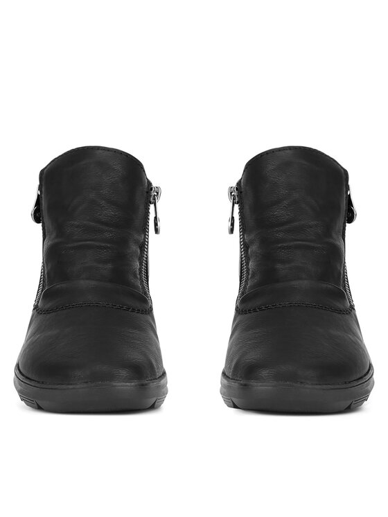 Rieker Rieker Botine Z0051-01 Negru