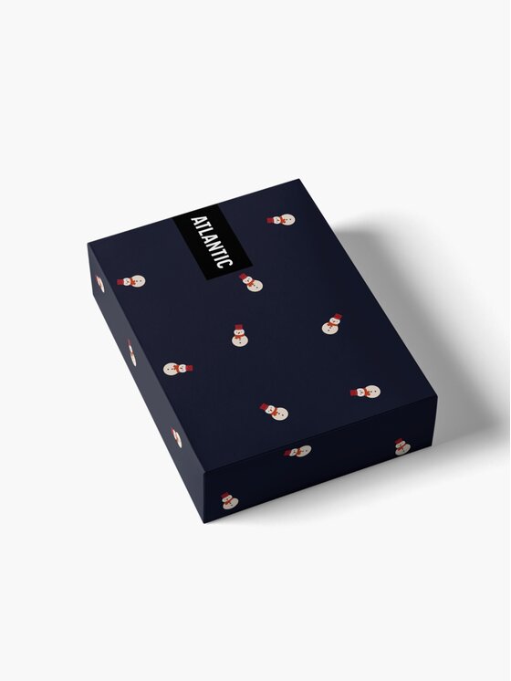 Atlantic Atlantic Bokserki Giftbox Czerwony