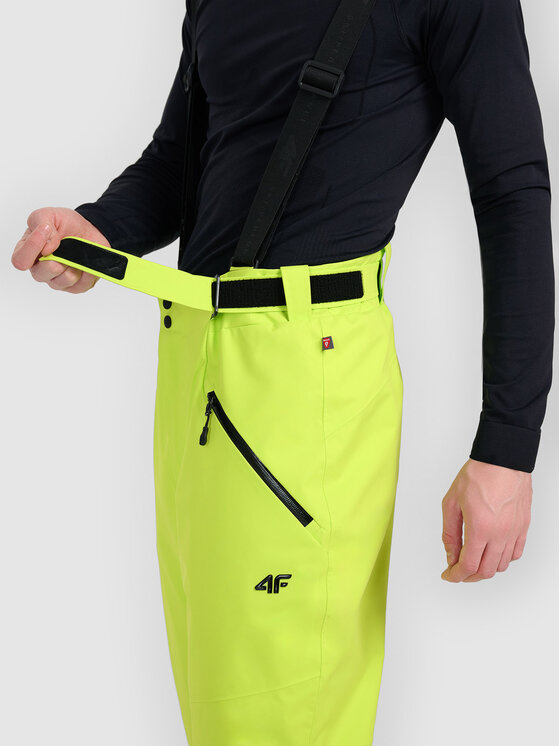 4F 4F Spodnie narciarskie SKI PERFORMANCE Żółty Regular Fit