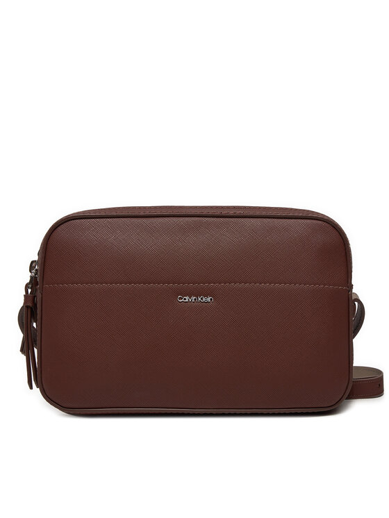 Calvin Klein Ročna Torba Ck Business Camera Bag_Saffiano K60K612571 Rjava