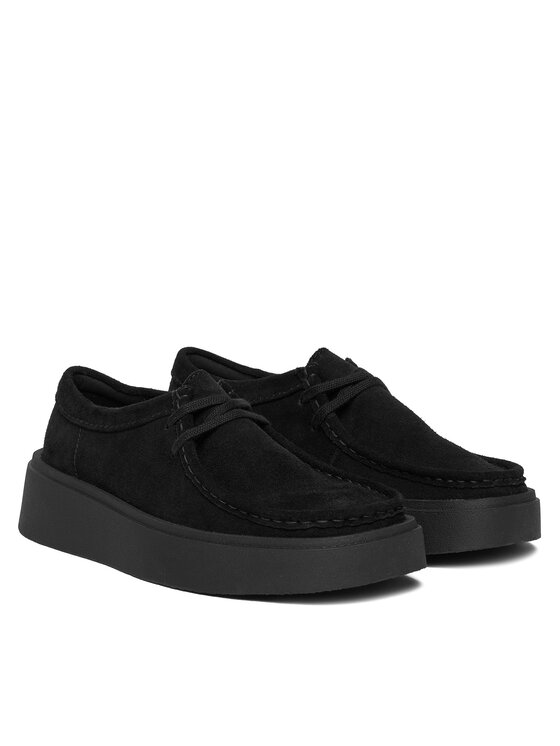 Clarks Clarks Poltopánky Torview W 26184944 Čierna