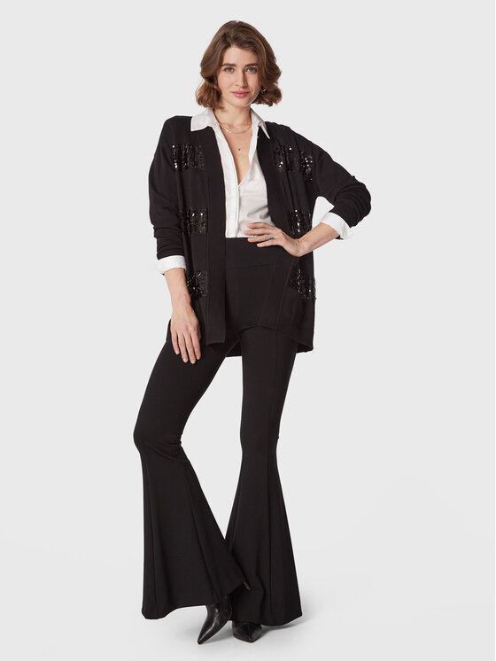 Cardigan P2MXX435 Nero Regular Fit