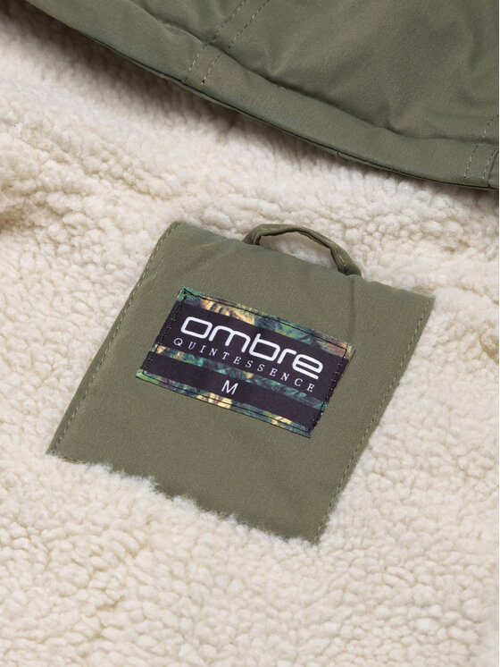 Ombre Ombre Parka OM-JALJ-0131 Khaki Regular Fit