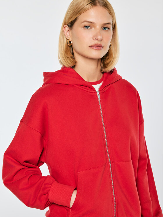 BIG STAR BIG STAR Bluza JOKASTA Czerwony Comfort Fit