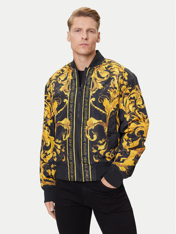 Versace Jeans Couture Kurtka przejściowa 79GASD07 CQ20D Czarny Regular Fit
