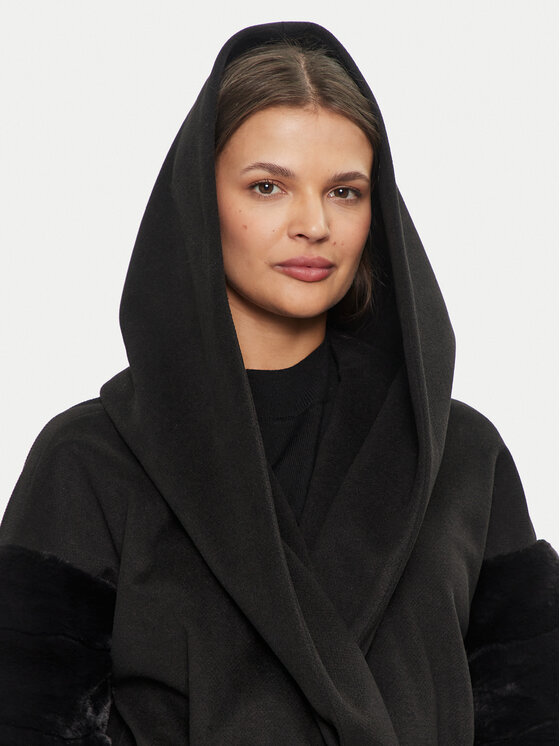 Gaudi Gaudi Cappotto di transizione 421FD35014 Nero Regular Fit