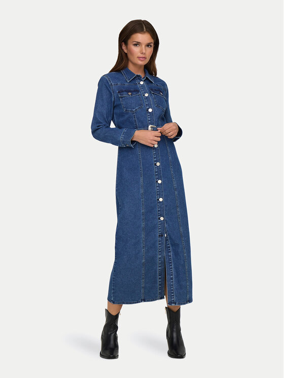 ONLY Džínsové šaty Myth 15337232 Modrá Regular Fit