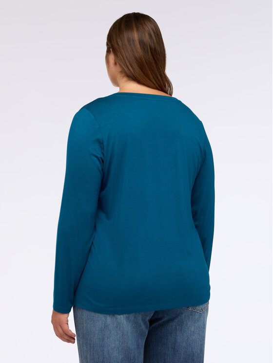Fiorella Rubino Fiorella Rubino Bluzka G251L008563N025 Turkusowy Regular Fit