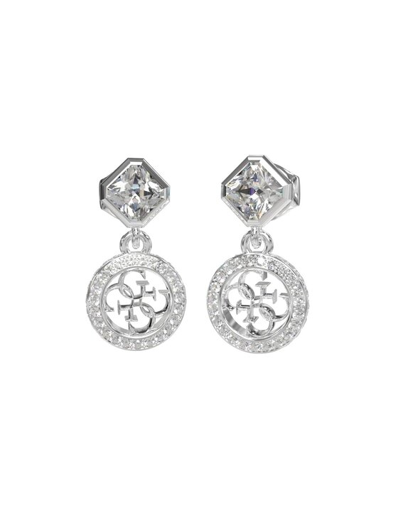 Guess Guess Kolczyki JUBE04154JW-RH Srebrny