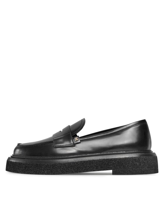 Max Mara Max Mara Čevlji brez vezalk Crepeloafer 23452619336 Črna