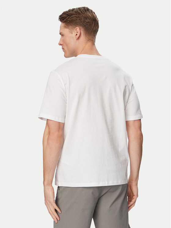 Jack & Jones Jack & Jones Póló Montauk Photo 12290890 Fehér Regular Fit