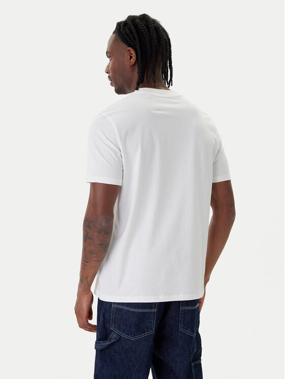 HUGO HUGO Tričko Deyss 50553755 Biela Regular Fit