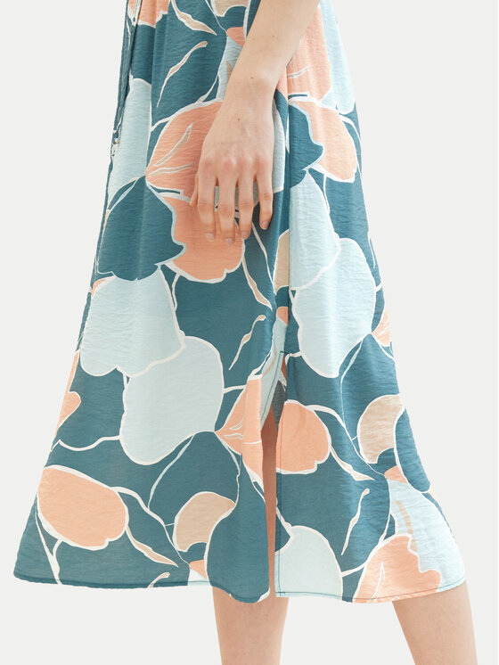 Tom Tailor Tom Tailor Midi sijonas 1040348 Žalia Regular Fit