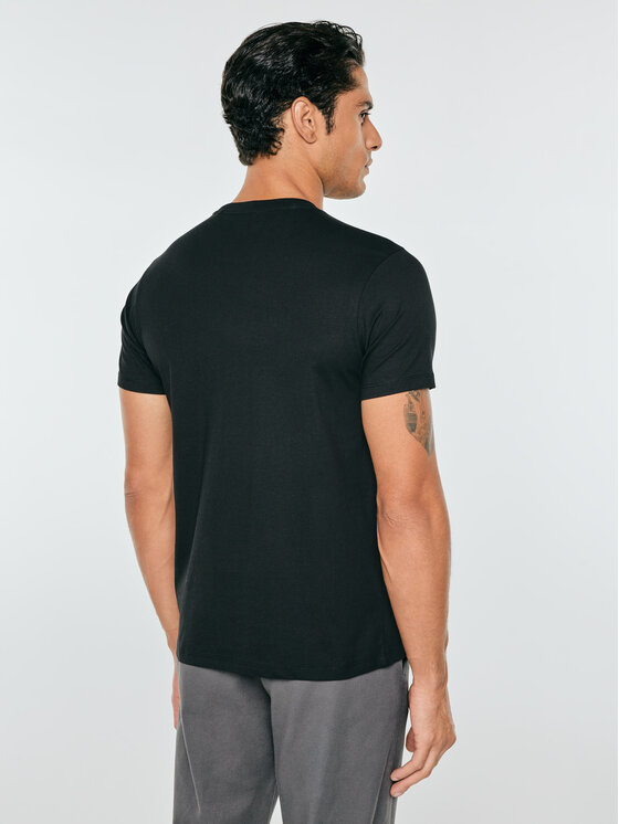 BIG STAR BIG STAR T-Shirt MERON Czarny Basic Fit