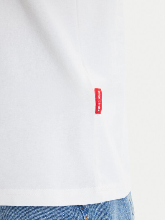 Americanos Americanos Футболка W126-AMMTS-1019-19X Білий Regular Fit