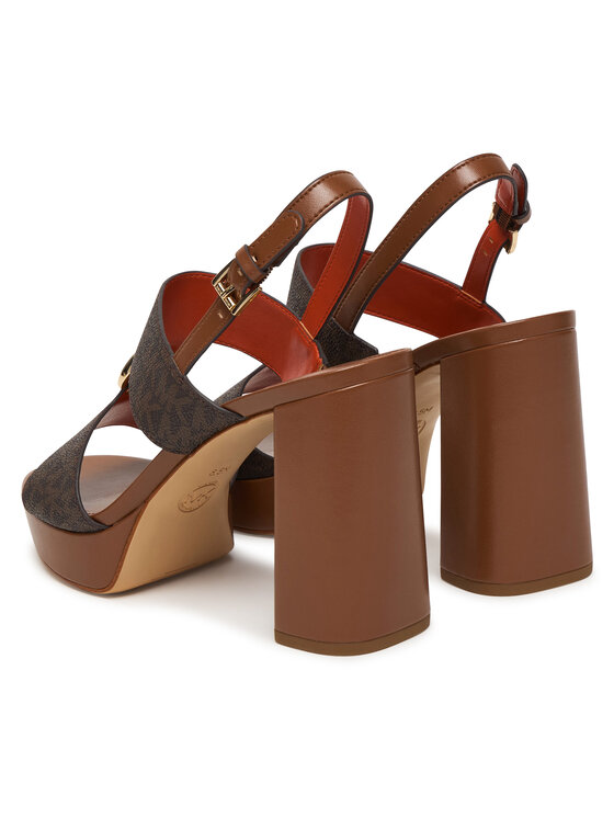 MICHAEL Michael Kors MICHAEL Michael Kors Sandály Erin Platform 40S6ERHS1B Hnědá