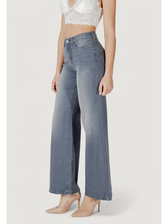 ICHI ICHI Jeans IHTWIGGY WIDE Grigio Wide Fit