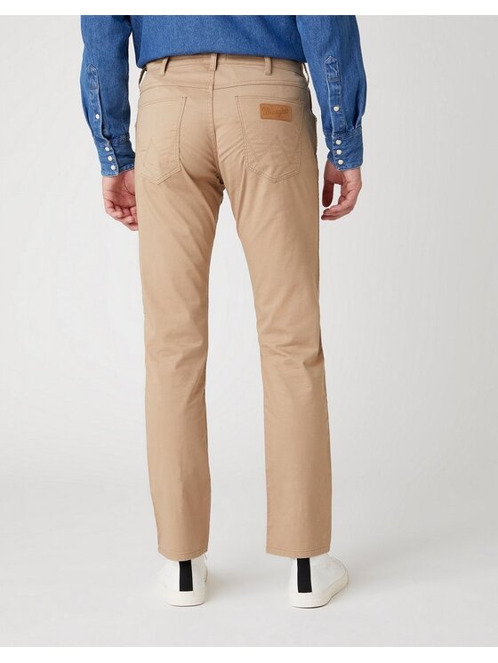 Wrangler Wrangler Pantaloni di tessuto GREENSBORO Giallo Straight Fit