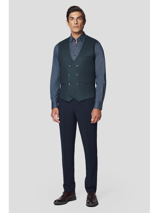 Lancerto Lancerto Kamizelka Felina KA131224000007 Zielony Slim Fit