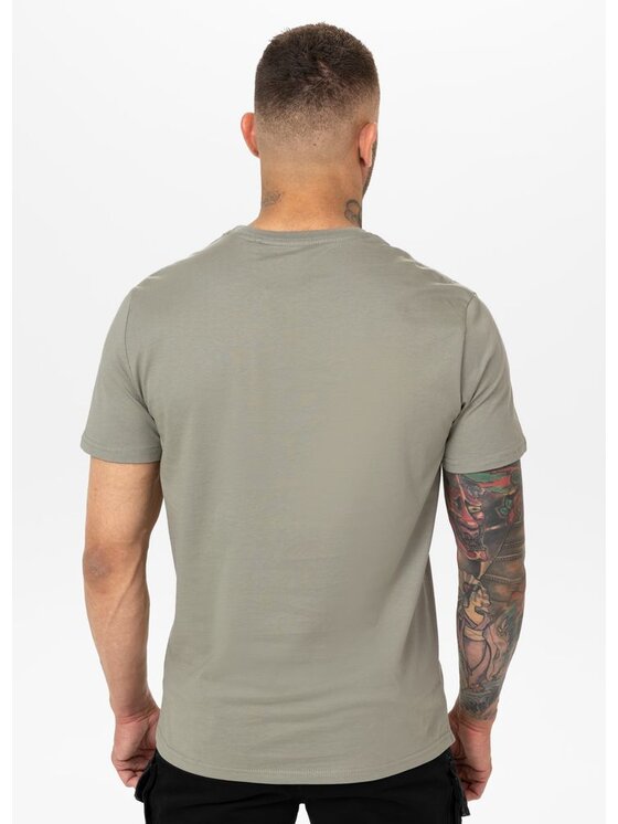 PITBULL PITBULL T-Shirt SURFING DOG Szary Regular Fit