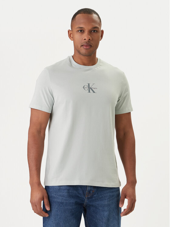 Calvin Klein Jeans Calvin Klein Jeans Tričko LV04RB866G Zelená Regular Fit