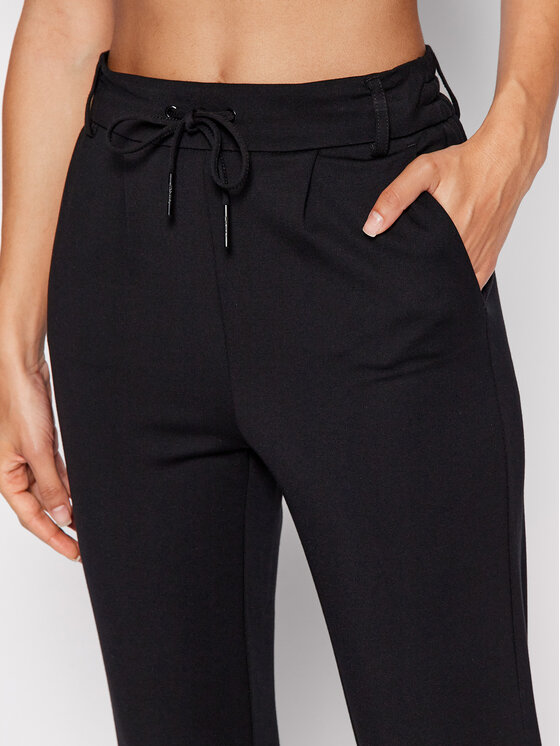 ONLY ONLY Текстилни панталони Poptrash 15115847 Черен Regular Fit