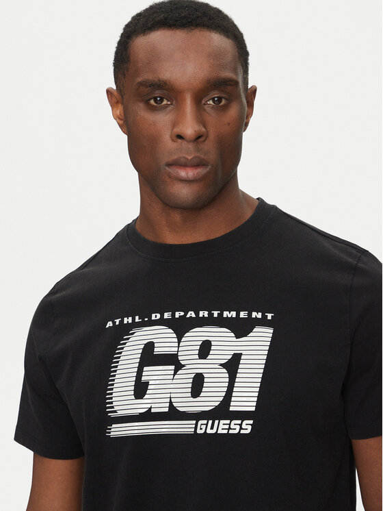 Guess Guess Marškinėliai Z5GI06 I3Z14 Juoda Regular Fit