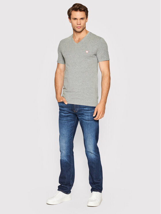 T-shirt M2YI32 J1311 Grigio Super Slim Fit
