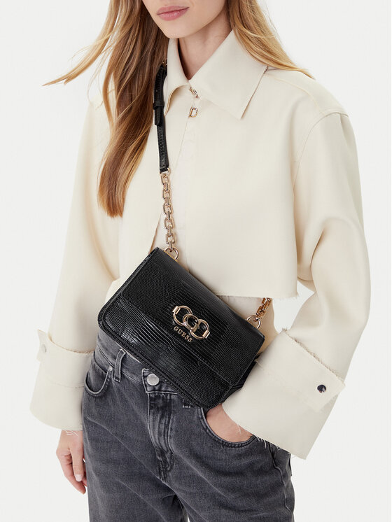 Guess Guess Kabelka Salinge HWKG96 24200 Černá