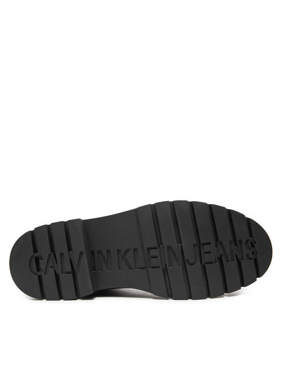 Calvin Klein Jeans Calvin Klein Jeans Μπότες Combat Mid Laceup Boot W Zip YM0YM00262 Μαύρο
