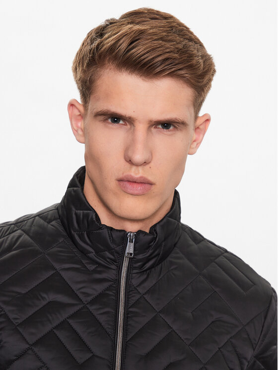 Guess Guess Μπουφάν μεταβατικό M3YL11 WFHN2 Μαύρο Regular Fit